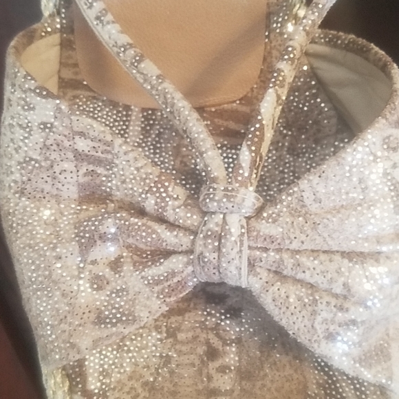 Stuart Weitzman animal print wedge sandals - Picture 3 of 7